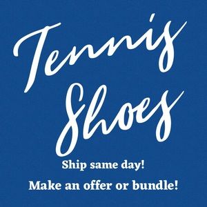 Tennis shoes for sale in my closet! Great deals!